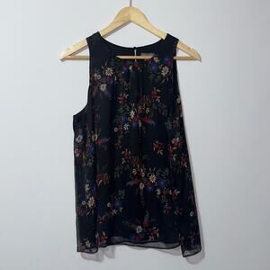 Vince Camuto Floral Heirloom Blouse women's size medium